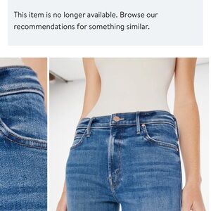 MOTHER Rascal frayed ankle slim jeans (opposites attract)